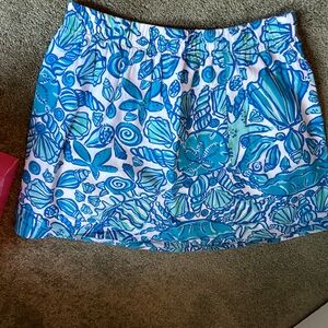 Lilly Pulitzer pull on mini skirt